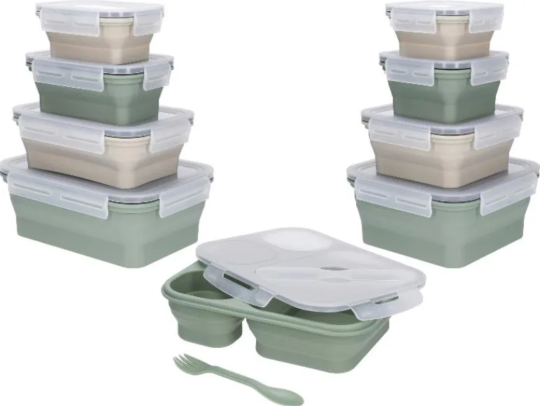 Opvouwbare vershoudbakjes of lunchbox<SILVERCREST® Outlet