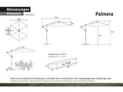 Parasol Palmera 300<Schneider Hot