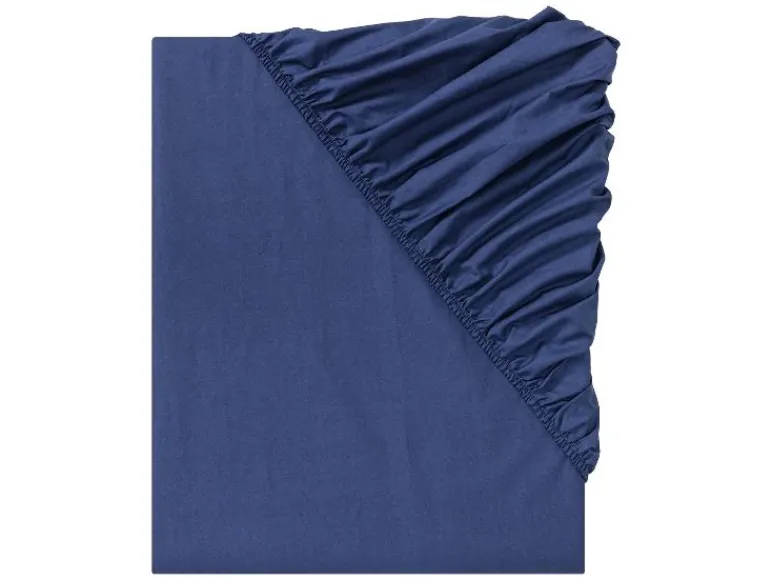 Percal hoeslaken 180-200 x 200 cm<LIVARNO home