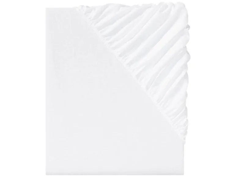 Percal hoeslaken 180-200 x 200 cm<LIVARNO home
