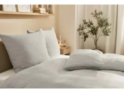 Percale hoeslaken 180-200 x 200 cm<LIVARNO home Sale