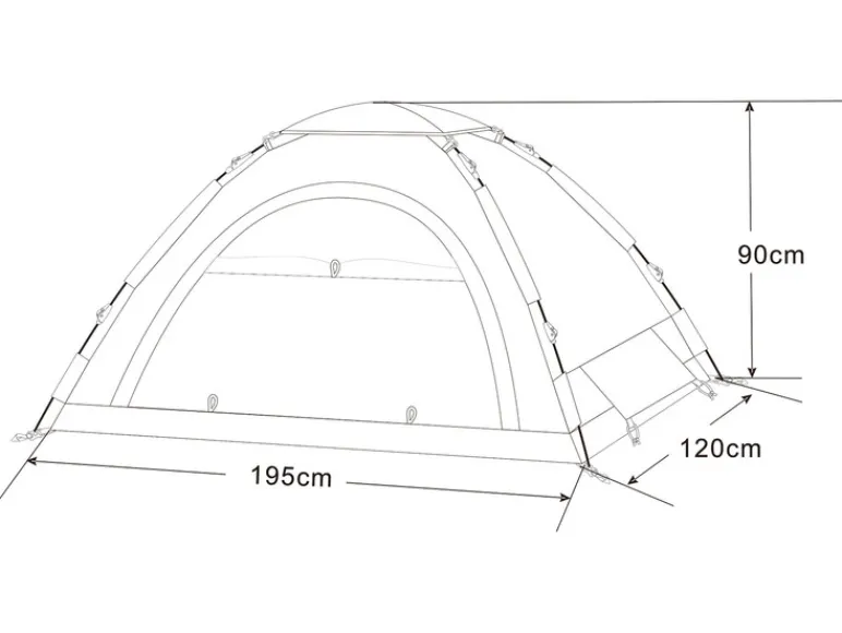 2-persoons tent Easy Set-Up<Rocktrail Outlet