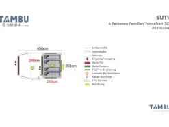 4-persoons tent Suti<TAMBU Outlet