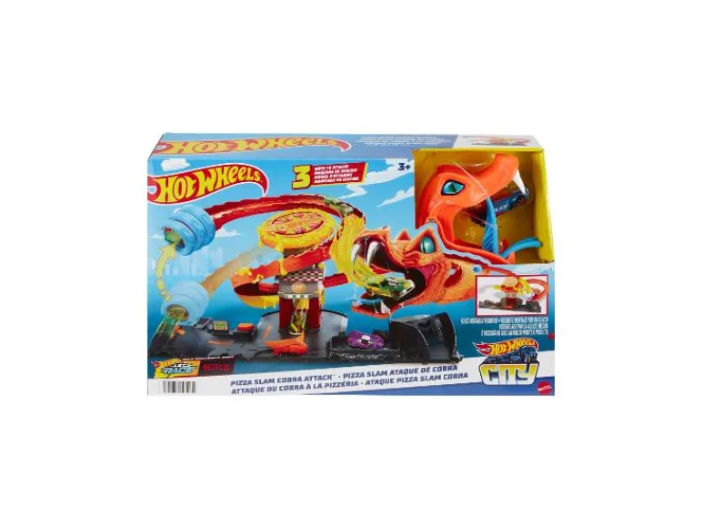 Pizza Slam Corba Attack of T-Rex Blaze Battle<Hot Wheels Clearance