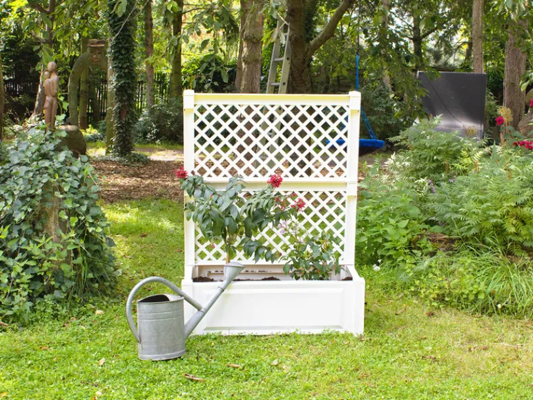 Plantenbak met klimrek<KHW Clearance