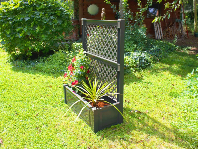 Plantenbak met klimrek<KHW Clearance
