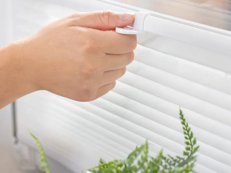 Plisségordijn Klemmfix<Lichtblick Hot