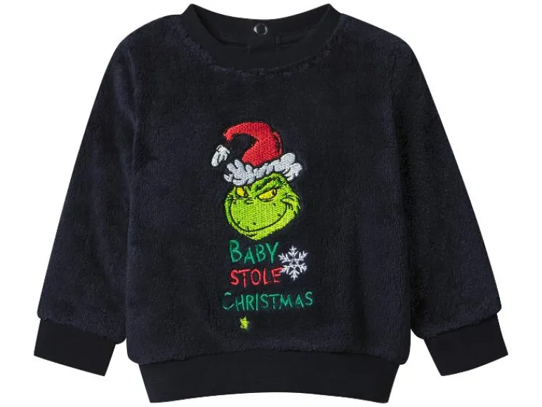 Pluche baby kerstset 2-delig The Grinch< New
