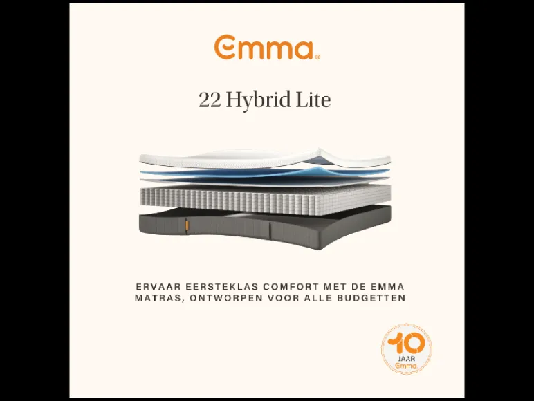 Pocketvering matras Hybrid Lite<Emma New