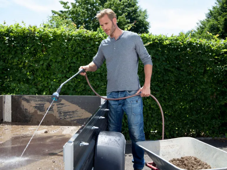 Premium broes met verlengstuk<Gardena Hot