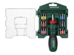 Ratelschroevendraaier met bitset<PARKSIDE® Clearance