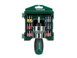 Ratelschroevendraaier met bits<PARKSIDE® Sale