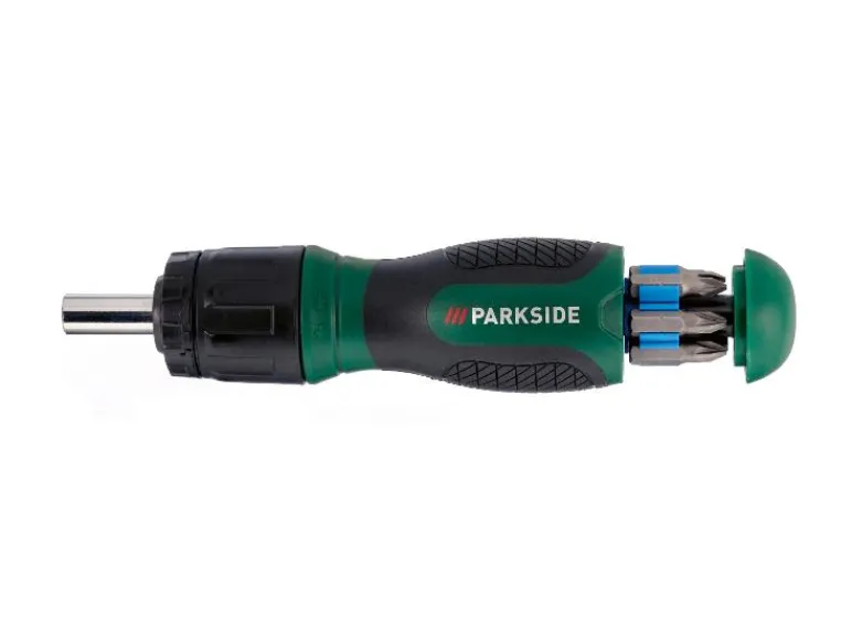 Ratelschroevendraaier met bits<PARKSIDE® Sale