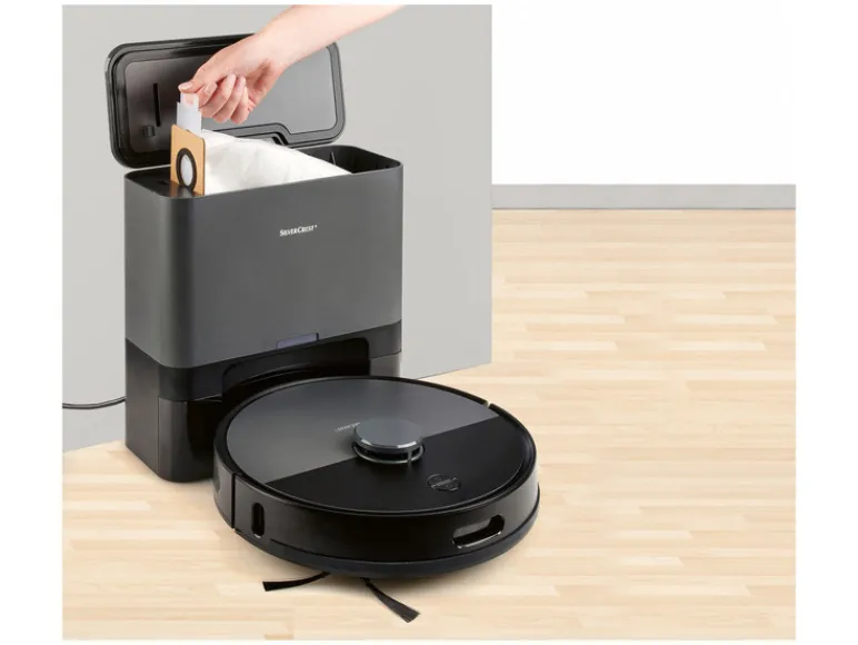 Robotstofzuiger met leegstation<SILVERCREST® Outlet