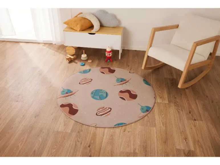 Rond vloerkleed 120 cm<LIVARNO home Hot