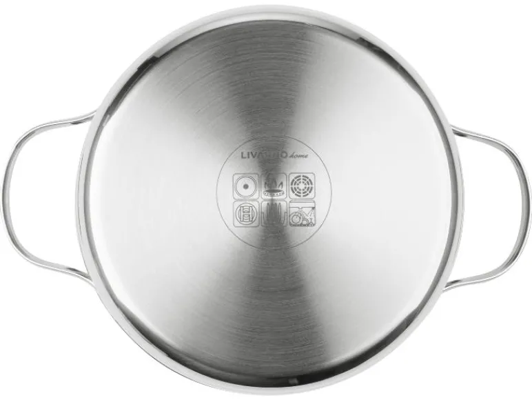 RVS kookpan Ø 20 cm<LIVARNO home Discount