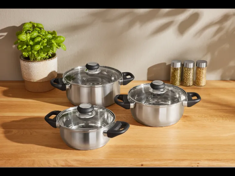 RVS pannenset<SILVERCREST® Clearance