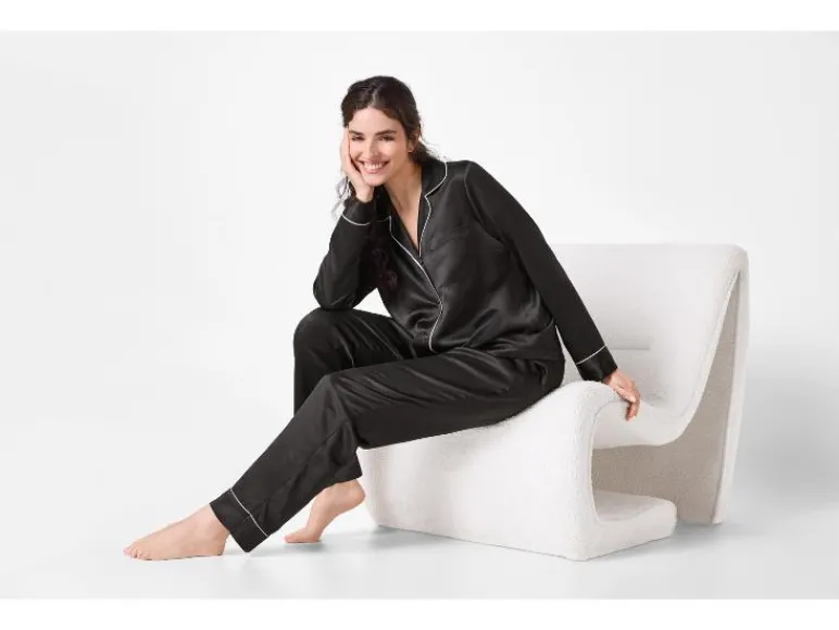 Satijnen dames pyjama<esmara® Clearance