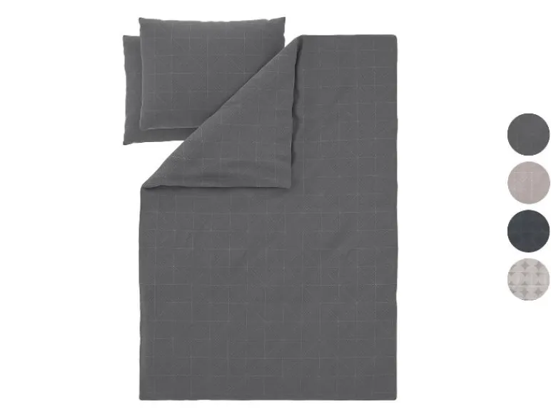 Satijnen dekbedovertrek 240 x 220 cm<LIVARNO® Hot