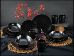 Serviesset Black Matt 16-delig<Creatable Best