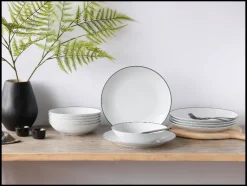 Serviesset Luna Black Line<Creatable Online