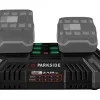 Set van 2 accu's 20 V - 2 Ah en 1 dubbele lader - 4,5 A<PARKSIDE® Sale