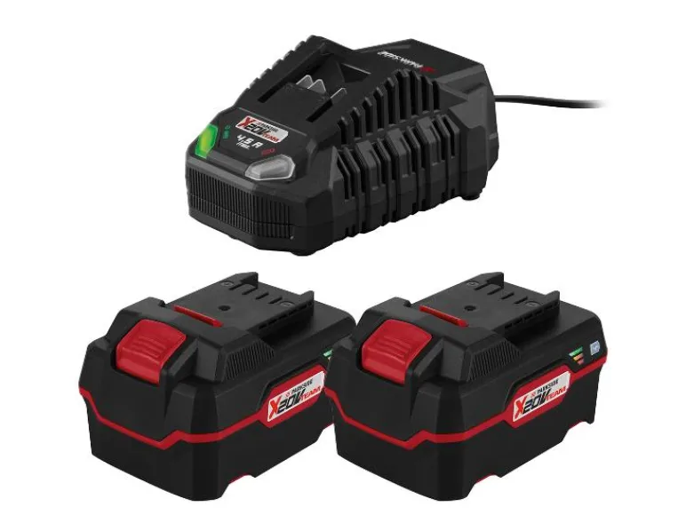 Set van 2 accu's 20 V - 4 Ah en 1 lader - 4,5 A<PARKSIDE® Sale