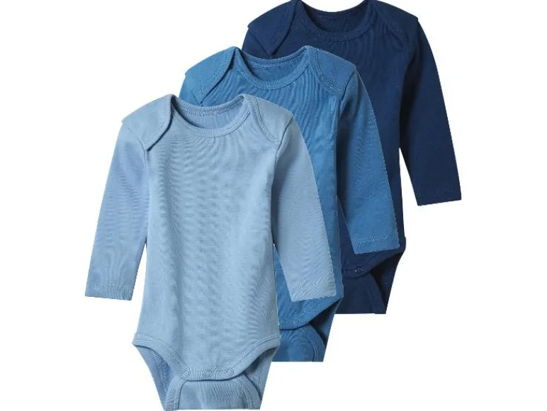 Set van 3 baby rompers<lupilu® Hot