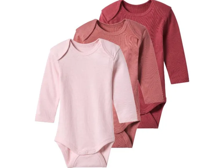 Set van 3 baby rompers<lupilu® Hot