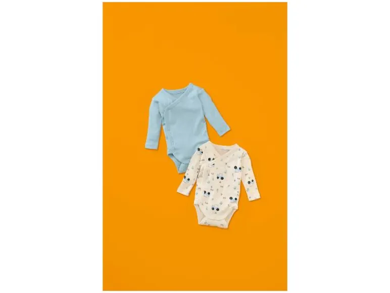 Set van 2 baby rompers<lupilu® Hot