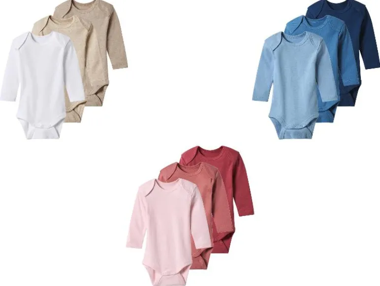 Set van 3 baby rompers<lupilu® Sale