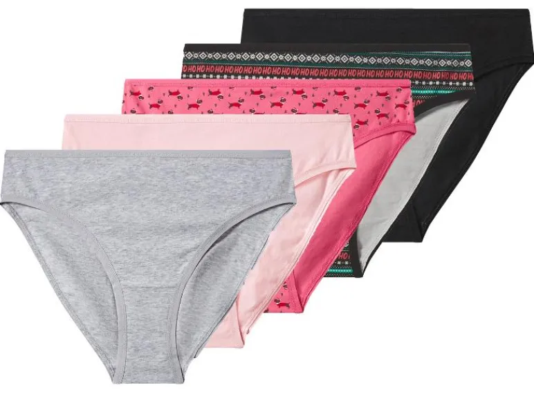 Set van 5 dames kerstonderbroeken<esmara® Best