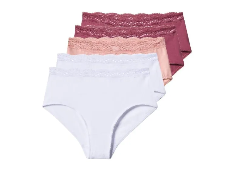 Set van 5 dames onderbroeken met kant<esmara® Sale