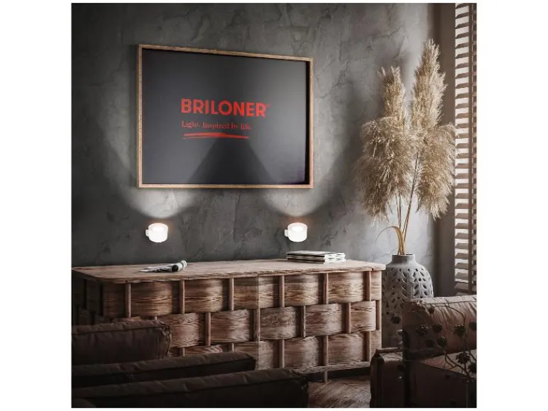 Set van 2 draadloze wandlampen<Briloner New