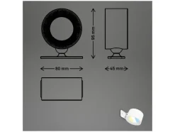 Set van 2 draadloze wandlampen<Briloner New