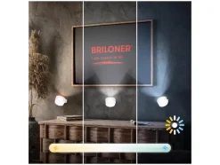 Set van 2 draadloze wandlampen<Briloner New