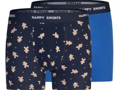 Set van 2 heren kerstboxers<Happy Shorts Sale