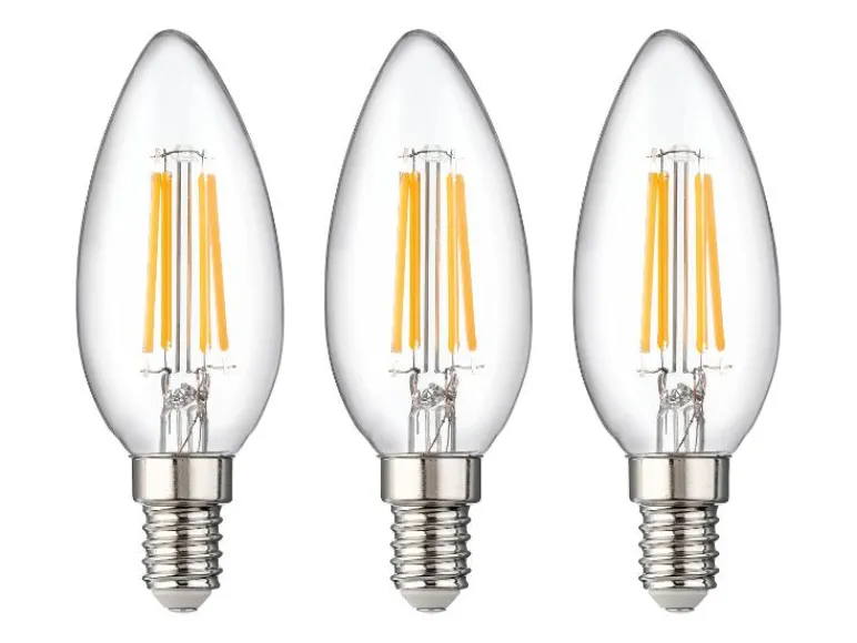 Set van 3 LED-filamentlampen<LIVARNO® Hot