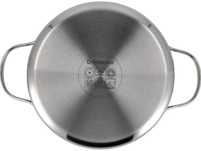 Set van 5 RVS pannen<SILVERCREST® Outlet