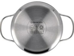 Set van 5 RVS pannen<SILVERCREST® Outlet