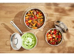 Set van 5 RVS pannen<SILVERCREST® Outlet