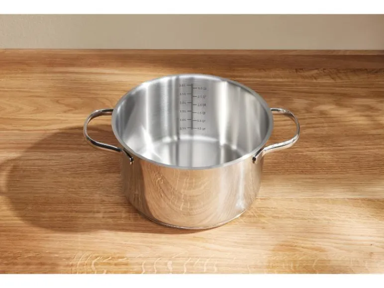 Set van 5 RVS pannen<SILVERCREST® Outlet