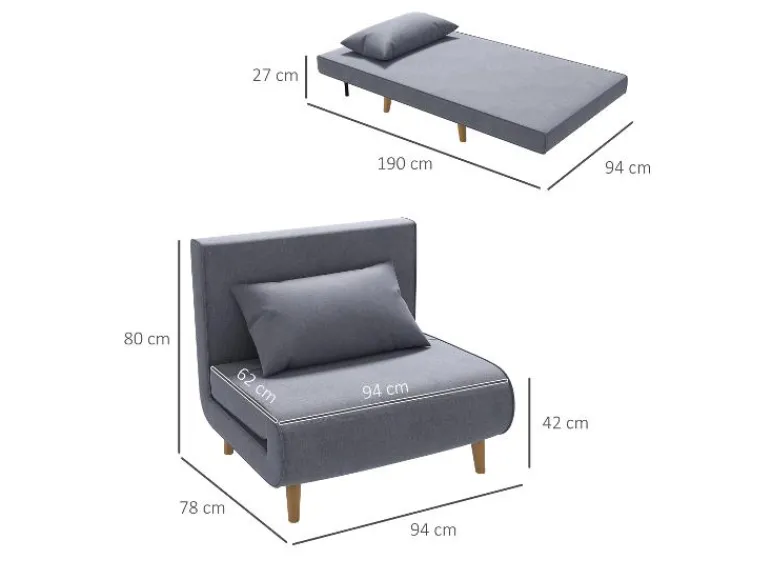Slaapstoel<HOMCOM Clearance