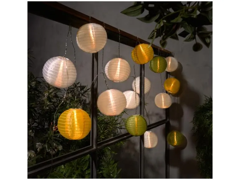 Solar LED-lichtketting of -lampion<LIVARNO home Clearance