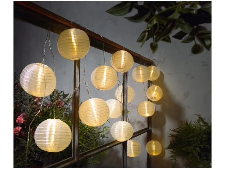 Solar LED-lichtketting of -lampion<LIVARNO home Clearance