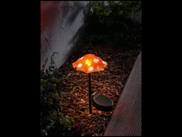 Solar LED-paddenstoel<LIVARNO home Outlet