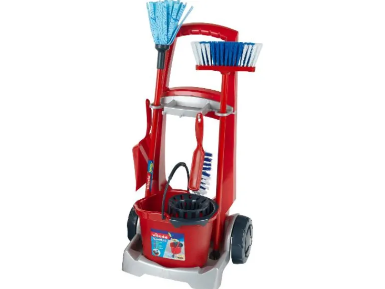 Speelgoed schoonmaaktrolley of stofzuiger<Vileda Hot