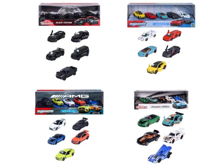 Speelgoedauto 5-delige geschenkset Speelauto 5-delige cadeauset<Majorette Discount
