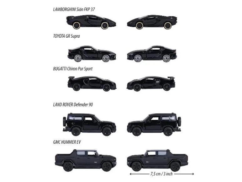 Speelgoedauto 5-delige geschenkset Speelauto 5-delige cadeauset<Majorette Discount