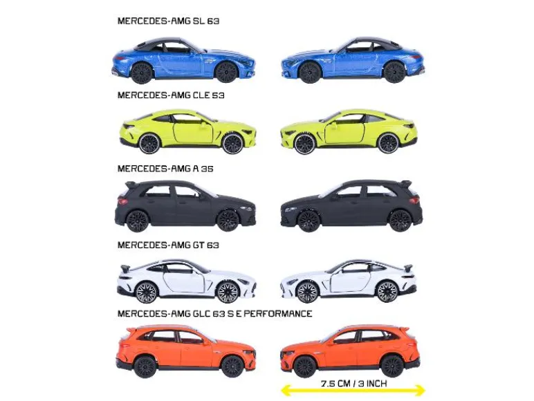 Speelgoedauto 5-delige geschenkset Speelauto 5-delige cadeauset<Majorette Discount